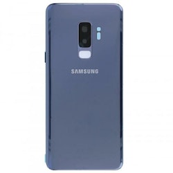 Samsung Galaxy S9 Plus G965f Bak Glas batterilucka Blå