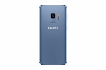 Samsung Galaxy S9 G960f Bak Glas batterilucka Blå
