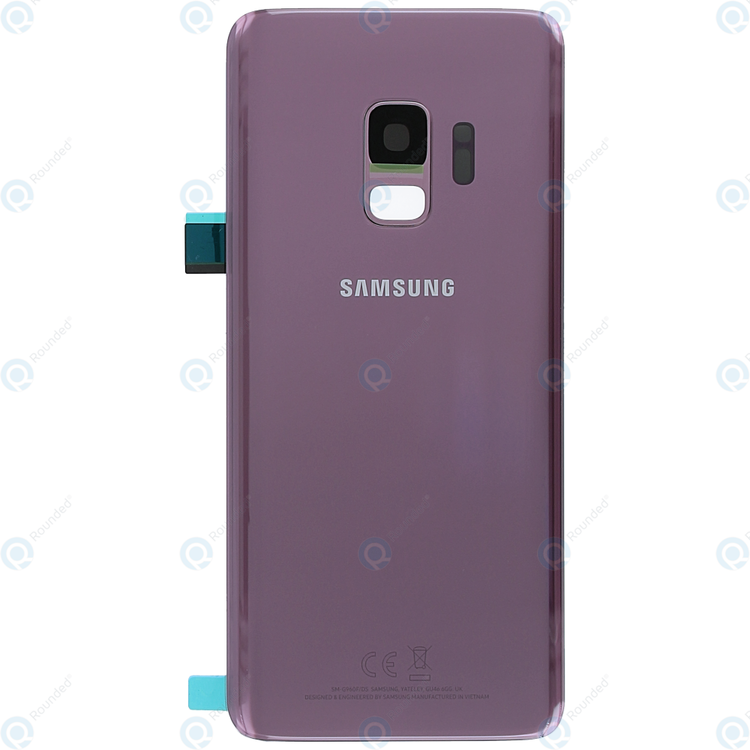 Samsung Galaxy S9 G960f Bak Glas batterilucka Rosa