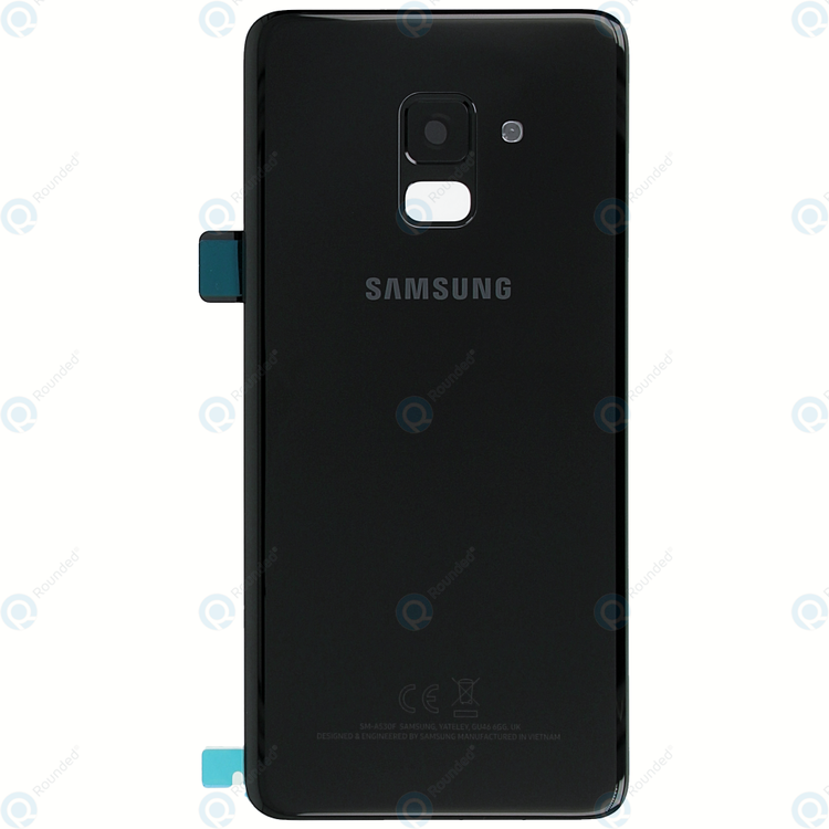 Samsung Galaxy A8 A530 Bak Glas batterilucka Svart