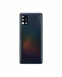 Samsung Galaxy A71 A715f Bak Glas batterilucka svart