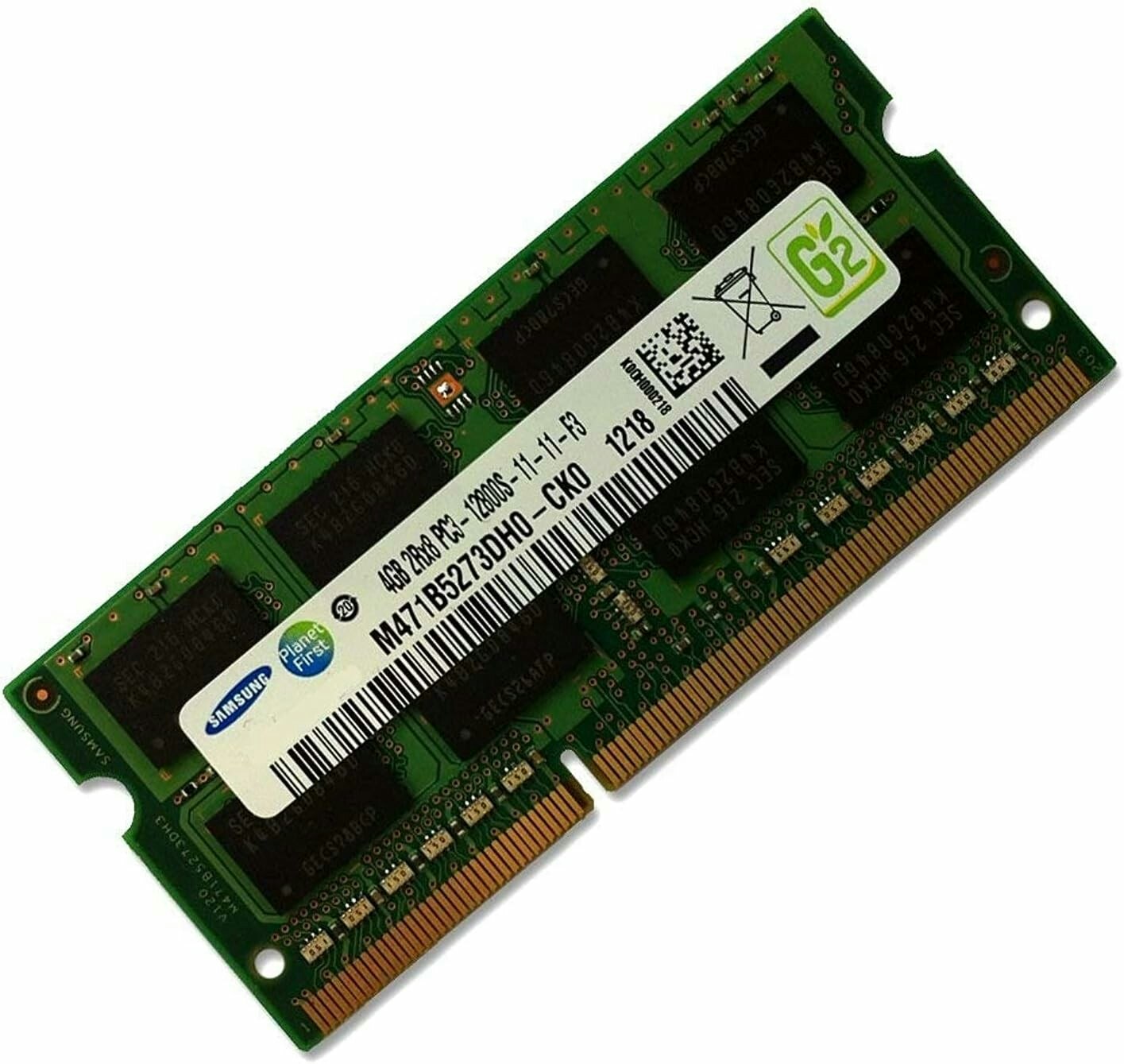 Samsung SODIMM Laptop Memory 4GB 2Rx8 PC3L-12800S-09-11-f3 (pulled)
