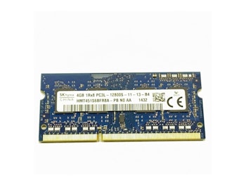 SK HYNIX 4GB 1Rx8 SODIMM DDR3 PC3L-12800S-11-13-B4 (PULLED)
