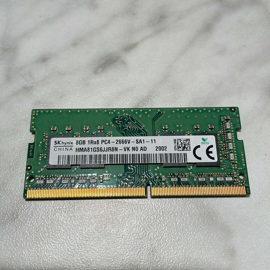 SK hynix 8GB DDR4 RAM SO-DIMM PC4-2666V-SA1-11 1Rx8 2666MHz