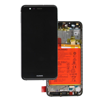 Huawei P10 Lite Skärm med Ram och Batteri Original