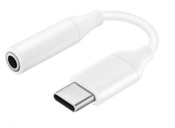 Type-C till 3,5 m.m Adapter Vit