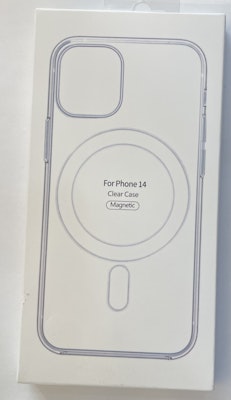 iPhone 14 magnetic clear case
