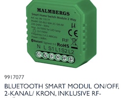 Malmbergs Smart konnekt 2, kan styras med trådlös knapp