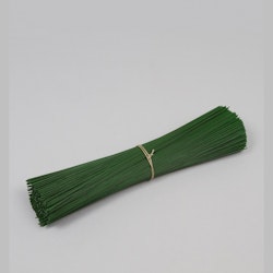 Skafttråd / Blomtråd, grön lackerad. Hel bunt 2,5kg