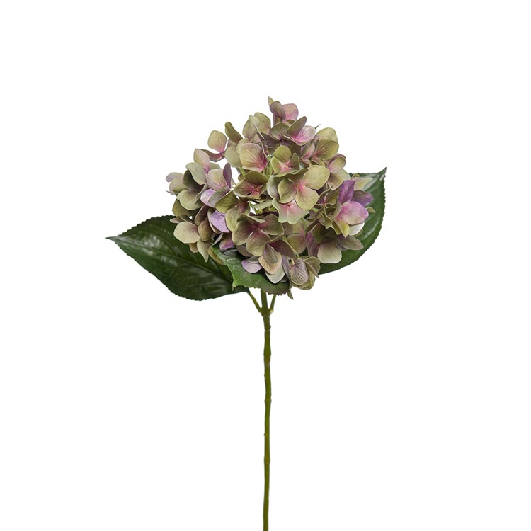 Konstgjord Hortensia Stor Lilagrön