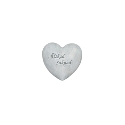 Hjärta "Älskad saknad" 11 cm