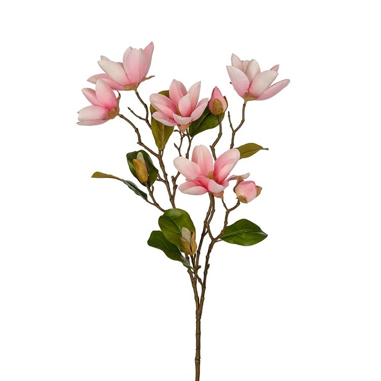Konstgjord Magnolia Rosa 90cm