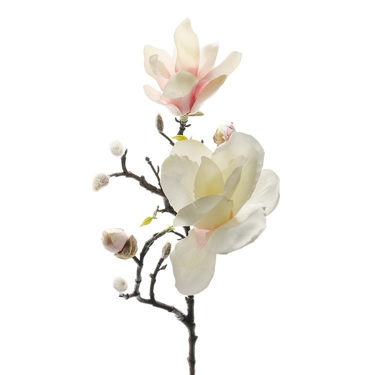Konstgjord Magnolia Blekrosa 60cm