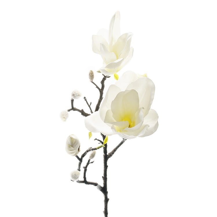 Konstgjord Magnolia Vit 60cm