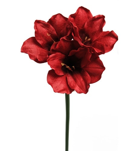 Konstgjord Amaryllis Röd