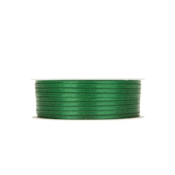 Band Satin dubbelsidig Grön 3mm