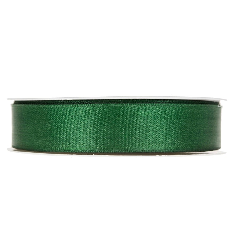 Band Satin dubbelsidig Grön 25mm