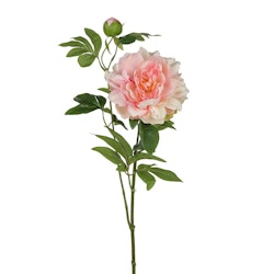 Konstgjord Pion 60 cm Rosa