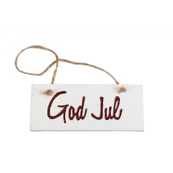 Hängande skylt God Jul