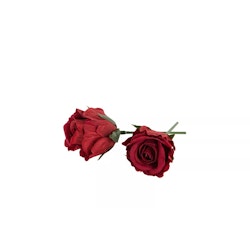 Ros röd 4cm vattenfast 2-pack