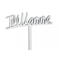 Till Mamma skylt/stick