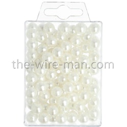 Pärlor vit 10mm 250-pack