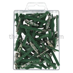 Corsagenålar (Gala-Clips) 50-pack gröna