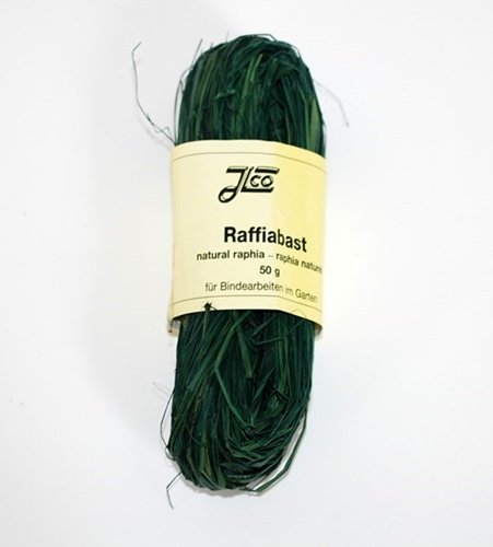 Bast / Raffia grön 50gr