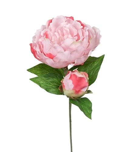 Konstgjord Pion Rosa 35cm