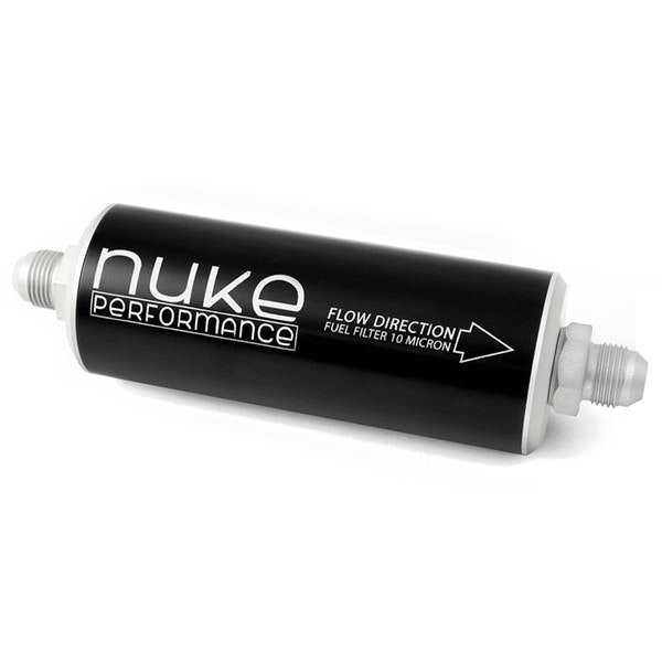 Nuke Performance Bränslefilter Slim 10 micron - Svart
