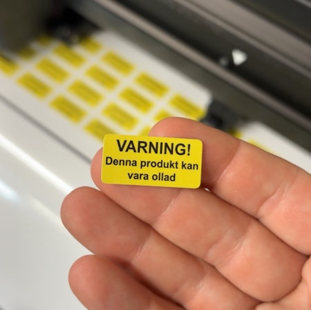 100st - Varning, Ollad, inkl frakt