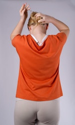 T-shirt kort ärm Dark Orange