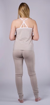 Tights, långa ben Nude