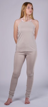 Tights, långa ben Nude