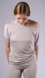 T-shirt kort ärm Nude
