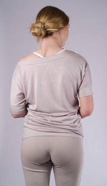 T-shirt kort ärm Nude