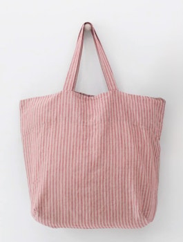 Tote bag stor med röd rand