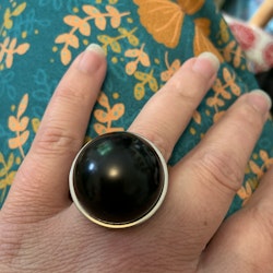 Ring - svart blank