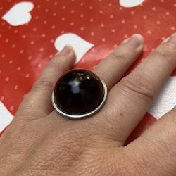 Ring - svart blank