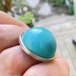 Ring pastell-turkos ”mörkare”