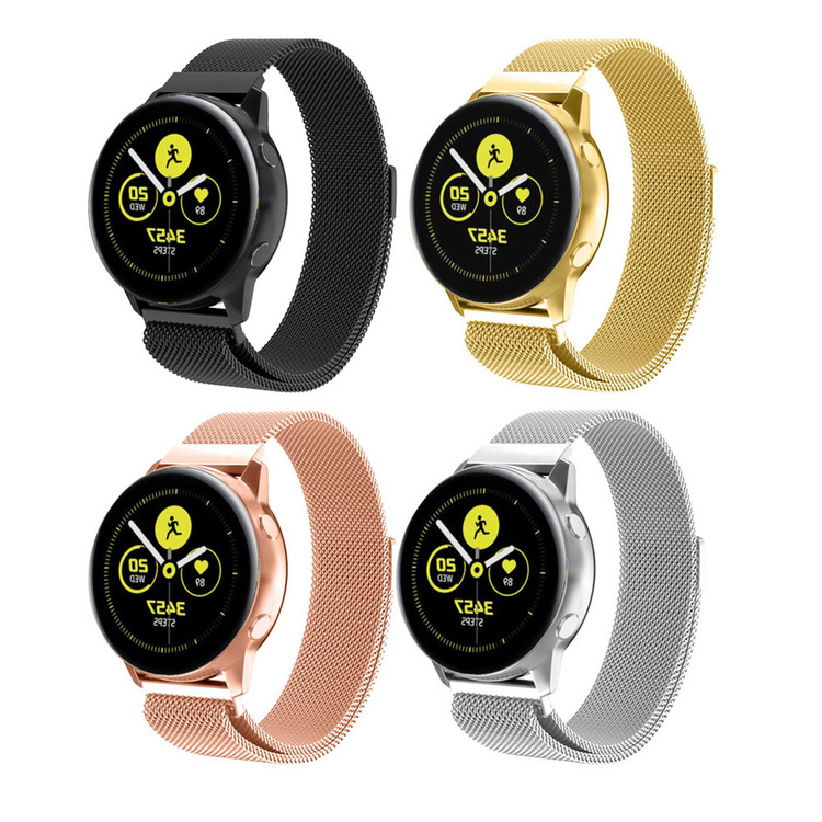 Milanesisk loop-armband till Galaxy Watch Active - Guld