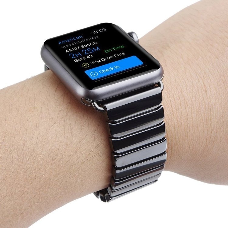 CERAMIC ARMBAND FÖR APPLE WATCH 38/40/4mm SVART