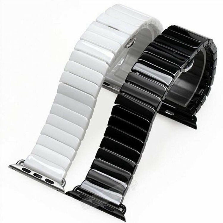 CERAMIC ARMBAND FÖR APPLE WATCH 42/44/45mm VIT