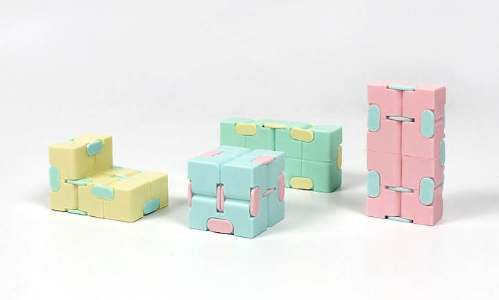 3 -pack Fidget "Infinity" Cube Antistress