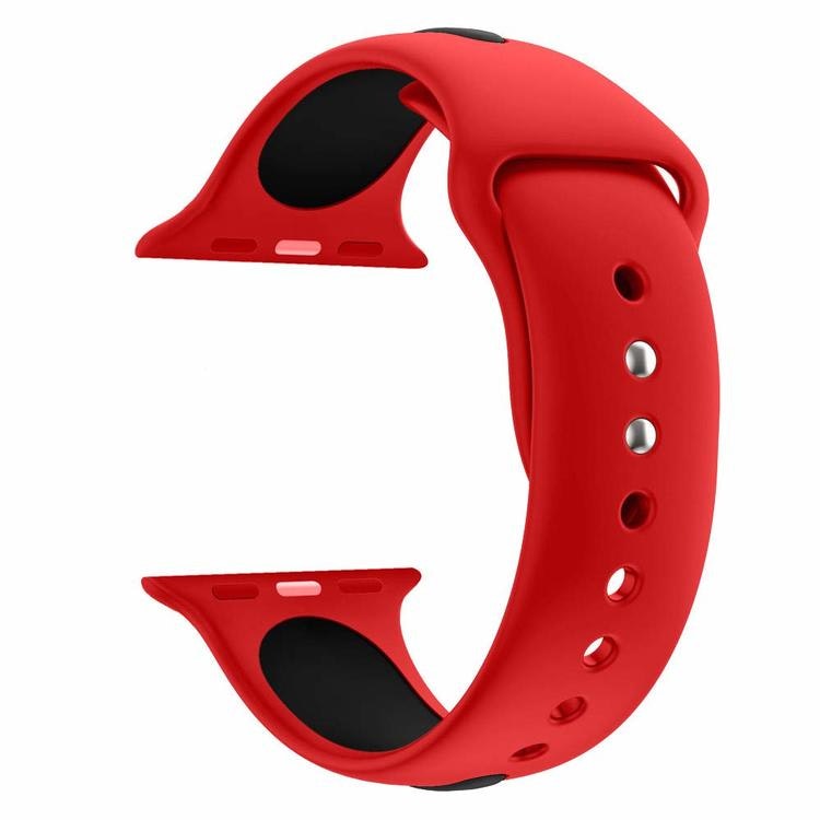 Armband sport för Apple Watch Röd/Svart 45mm