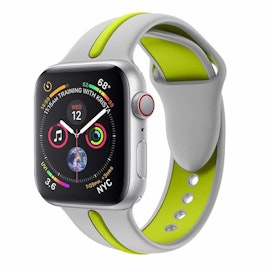 Armband sport för Apple Watch Grå/Grön