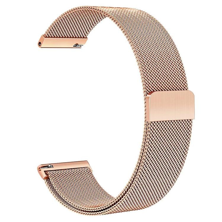 Milanesisk loop-armband till Galaxy Watch Active - Rose/Gold