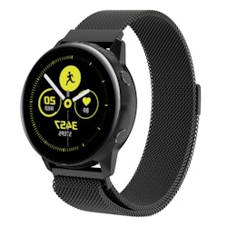 Milanesisk loop-armband till Galaxy Watch Active - Svart