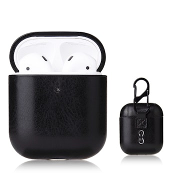 AirPods PU-Läder Fodral Svart