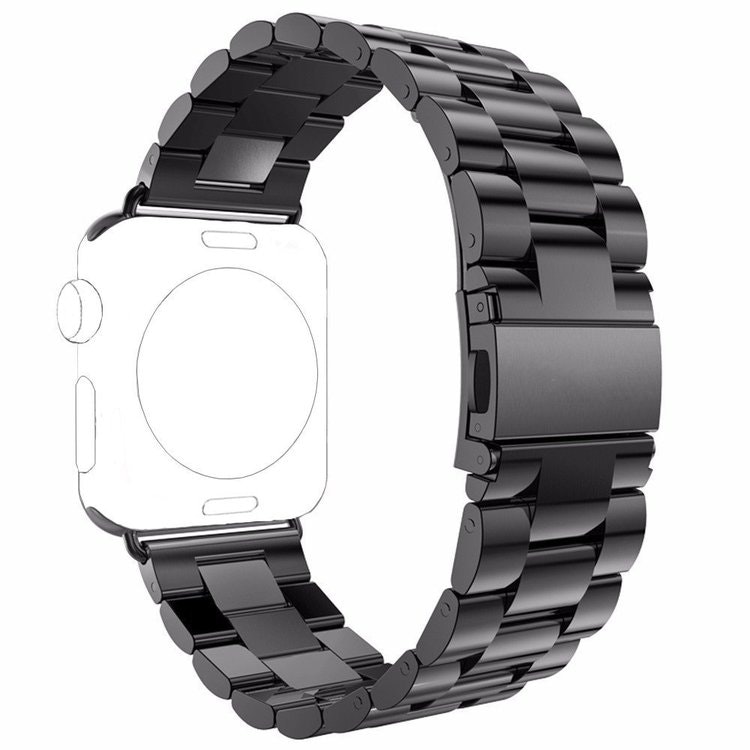 Apple Watch Borstat Metallarmband 42/44mm Svart